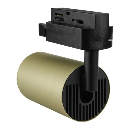 Obudowa reflektora szynowego, oprawa GU10 do systemu X-LINE, złoty