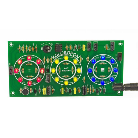 Kolorofon LED. Zestaw DIY do nauki lutowania AVT EDU644