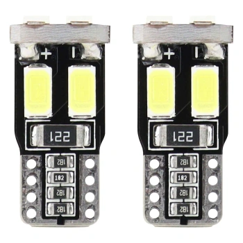 Żarówka samochodowa LED CANBUS T10e (W5W) 12V, 2szt