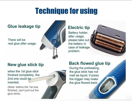 Pistolet do kleju na gorąco Proskit GK-368 bezprzewodowy, sztyfty 7mm