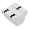 Obudowa modułowa na szynę DIN ZD1005J, 89,8 × 89,4 × 65,2 mm, ABS, szara, Kradex