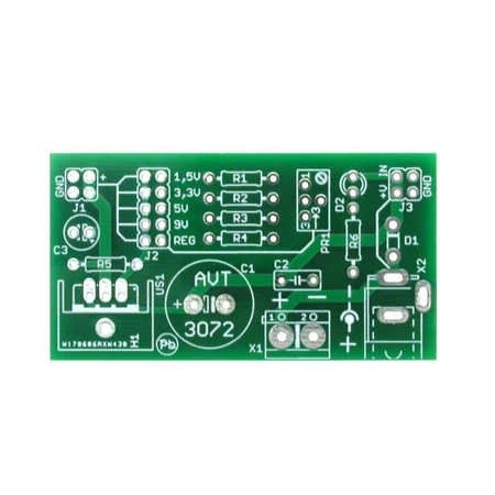 Zasilacz do płytek stykowych 1.5-9V 1.5A - PCB do projektu AVT 3072