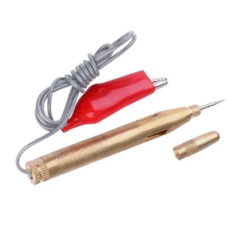 Tester, samochodowy próbnik napięcia 6..24V, metalowy z igłą AMIO-01036