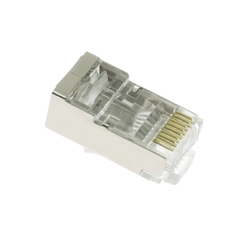 Wtyk LAN przelotowy, RJ45 (8P8C) 8 pin drut FTP CAT 6