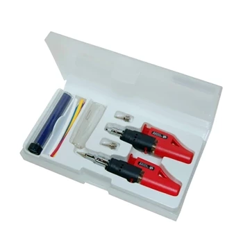 Profesjonalna lutownica gazowa i palnik HOT AIR, zestaw AR-ES630KB Aries