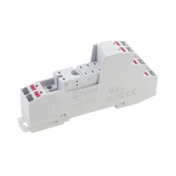 Gniazdo przekaźnika GZP80 push-in 12 A 300 V na szynę 35 mm Relpol