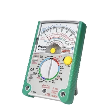 Multimetr analogowy Proskit MT-2017N - miernik wskazówkowy AC/DC 1000V 10A z buzzerem i testem tranzystorów
