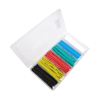 Zestaw koszulek termokurczliwych 100 szt. po 10 cm, mix kolorów, HST-100C