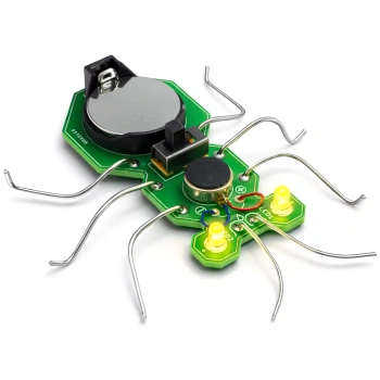 ROBO-BUG DIY - Zielony wędrujący robaczek LED do zlutowania