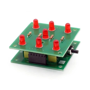 Elektroniczna kostka do gry LED - KIT AVT 1661