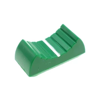 Gałka do potencjometru suwakowego - zielona 24x11x11mm na trzpień 4mm