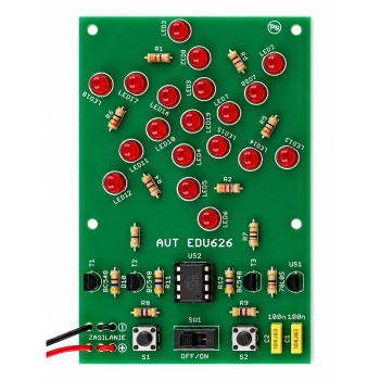 Wiatraczek LED. Zestaw DIY do nauki lutowania AVT EDU626