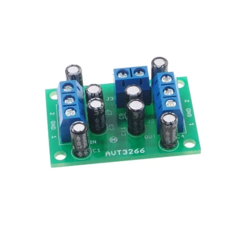 Miniaturowy przedwzmacniacz audio stereo z TL082 - dwukanałowy - zlutowany KIT AVT 3266