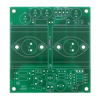 Wzmacniacz mocy mono retro na tranzystorach germanowych - PCB do projektu AVT 6069