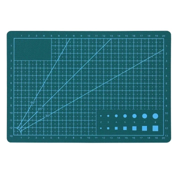 Mata modelarska do cięcia 21x14,8cm (A5) – samogojąca, wielowarstwowa, dwustronna, zielona KC1047