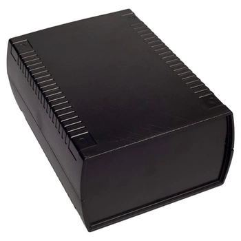 Obudowa uniwersalna z panelem do elektroniki 136 × 185,5 × 80 mm ABS czarny KRADEX Z112B