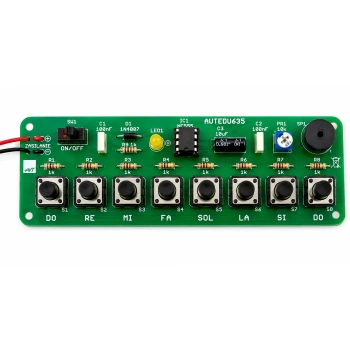Pianino w wersji mini. Zestaw DIY do nauki lutowania AVT EDU635