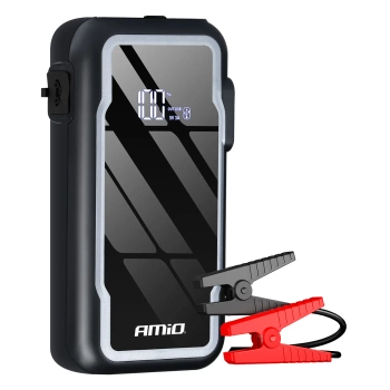 Jump Starter 12V 12Ah 1600A 3w1 Starter - Latarka - Powerbank 12000mAh, AMIO 04678
