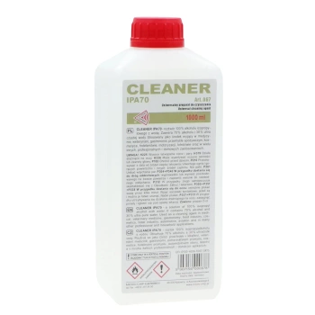 Cleanser IPA 70 IZOPROPANOL, płyn do czyszczenia optyki, mechaniki precyzyjnej i sprzętu elektronicznego, ART.067 1L