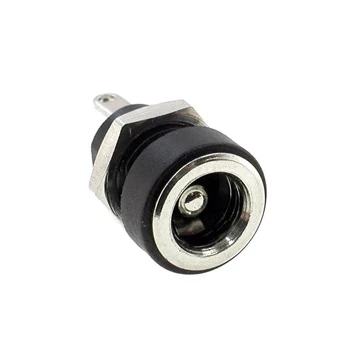 Gniazdo zasilania DC 2,1/5,5 mm, przykręcane, PR4