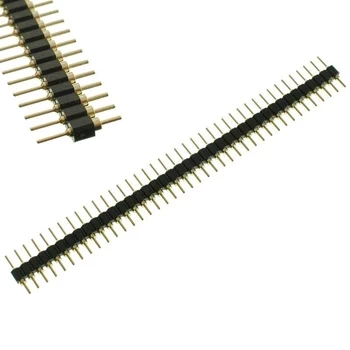 Listwa kołkowa goldpin 1x40 pin, raster 2,54 mm, prosta, precyzyjna