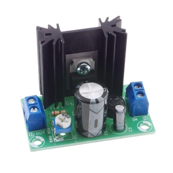 Miniaturowy zasilacz uniwersalny z LM317 - zlutowany KIT AVT 1066