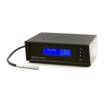 Sygnalizator temperatury pieca CO z LCD i alarmem - zlutowany KIT AVT 1830