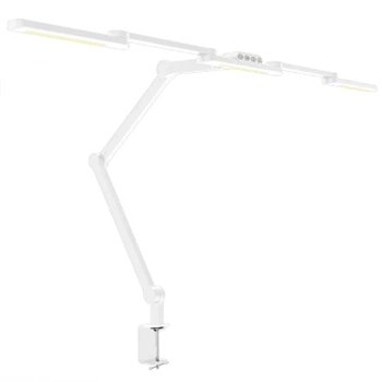 Lampa biurkowa LED z podstawą - profesjonalna z regulacją barwy i jasności - liniowa 105cm - 4 ramiona - 1300lm - biała - FDDL12