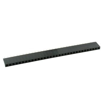 Gniazdo goldpin jednorzędowe, 32 pin, raster 2,54 mm