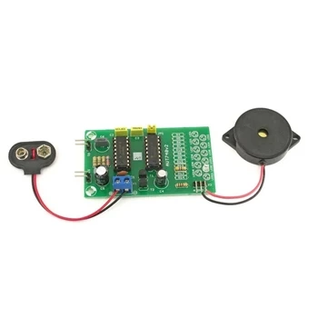 Dotykowy generator dźwięku syreny z niebieską diodą LED - zlutowany KIT AVT 740