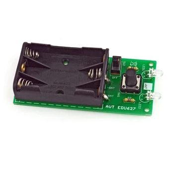 Zestaw do budowy podręcznej latarki LED, AVTEDU627. Zestaw DIY do nauki lutowania