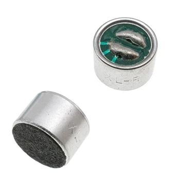 Mikrofon pojemnościowy elektretowy 9,7 × 6,5 mm, 4,5 V, z polami lutowniczymi, KPCM18WB