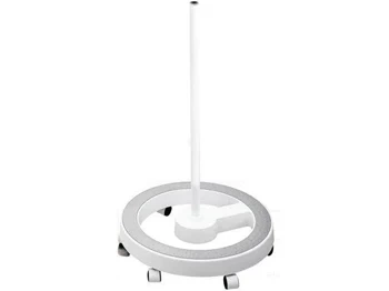 Statyw mobilny VTLAMP-STAND - podstawa rolkowa do lampy warsztatowej. Wysokość 69,5cm, średnica podstawy 38,5cm