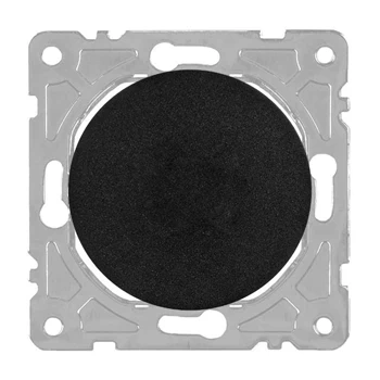 Włącznik światła, montaż podtynkowy, kolor czarny OVAL Electromalt, OVA1006B