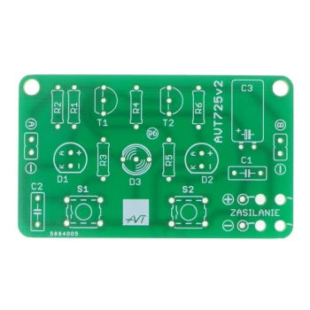 Przełącznik dotykowy START/STOP 9-12V z sygnalizacją LED - PCB do projektu AVT 725
