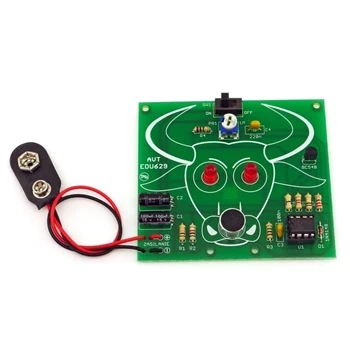 Czujny Byk LED. Zestaw DIY do nauki lutowania AVT EDU629
