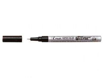 Pisak wodoodporny PILOT EF olejowy f0.5mm biały SC-S-EF