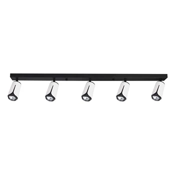 Kinkiet GU10 LED x5 biały+czarny, XUDO IK265W