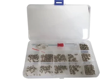 Śruby stożkowe M2, M2.5, M3. Zestaw 360-częściowy