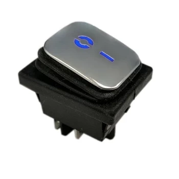 Włącznik ON-OFF KCD4-MB 16A 250V podwójny IP65 niebieski