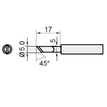 Grot nóż 5mm Proskit do lutownic YH-xxx, SP-80D, XYxxx