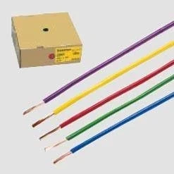 Przewód H05V-U, drut Cu 0.5mm2, PVC 300/500V, czerwony, 1mb