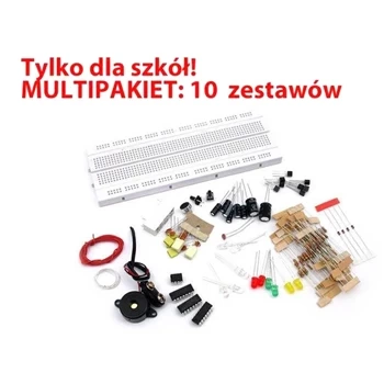 Praktyczny kurs elektroniki - pakiet szkolny 10 zestawów, EDW A09