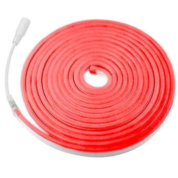 Neon - taśma neonowa LED - kolor czerwony - 12V - 5m