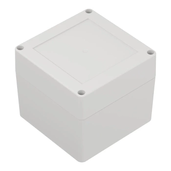 Obudowa hermetyczna ZP105.105.90JH, 105 × 105 × 89,8 mm, ABS, jasnoszara, Kradex