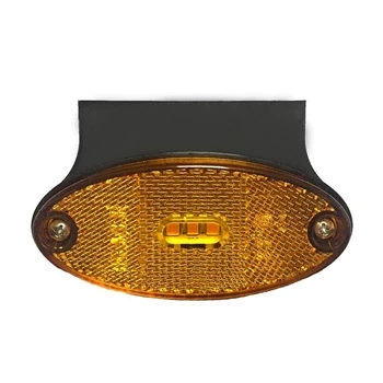 Lampa obrysowa LED 12/24V KMR2 żółta z wieszakiem L1866