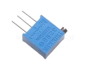 Potencjometr montażowy 3296X - wieloobrotowy 1MΩ THT