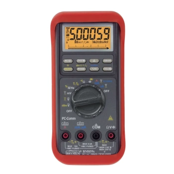 Multimetr 50 000 wskazań AC+DC TRMS, współczynnik szczytu 5:1, Hz do 2 MHz, CAT III 1000 V, Brymen BM859s