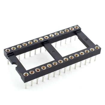 Podstawka DIP 28 pin precyzyjna, raster 2,54 mm