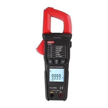 Miernik cęgowy Uni-T UT-202T, 600 A AC, szczęki 28 mm, True RMS, NCV, temperatura
